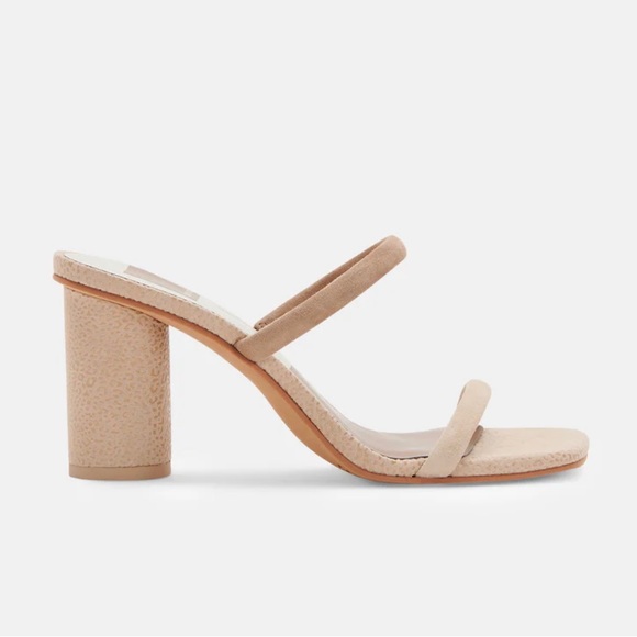 NWT- Dolce Vita Noles Heels in Dune suede, Size 7 - Picture 9 of 13